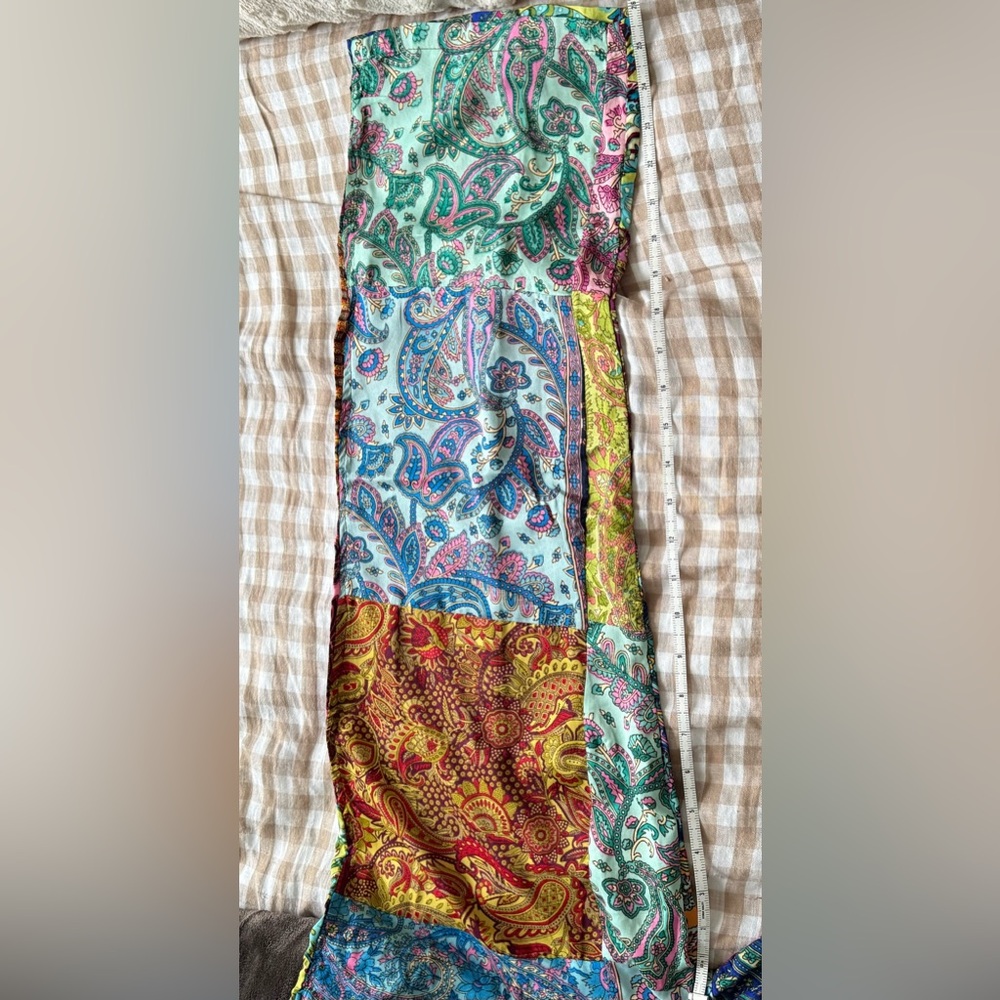 Boho Multicolor Patchwork Overalls - Picture 6 of 9